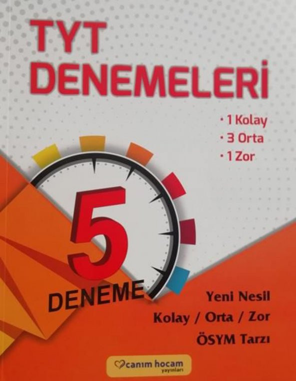 Canım Hocam TYT 5 Deneme