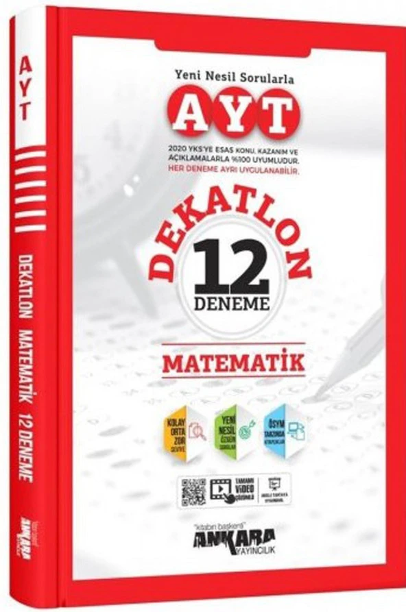 Ankara AYT Dekatlon Matematik 12 Deneme Sınavı
