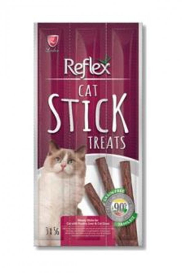 Reflex Cat Stick Treats Ciğerli Kedi Ödül Maması Çubuk 15 gr