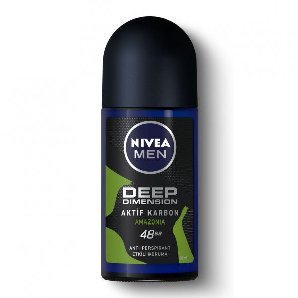 Nıvea Deo Roll-On Men Deep Dımenson Amazonıa 50ml