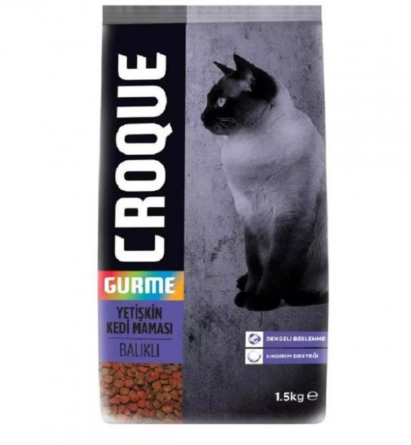 Croque Balıklı Gurme Kedi Maması 1,5 Kg