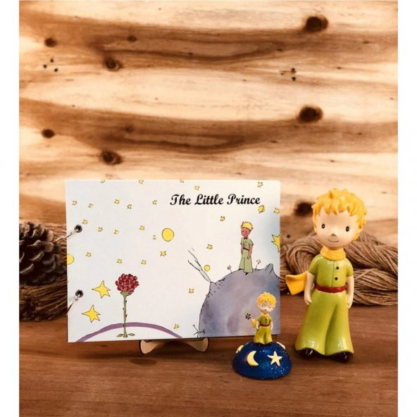 Küçük Prens Fotoğraf Albümü Ve İkili Biblo Hediye Seti