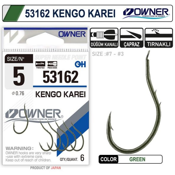 Owner 53162 Kengo Karei S. Green İğne