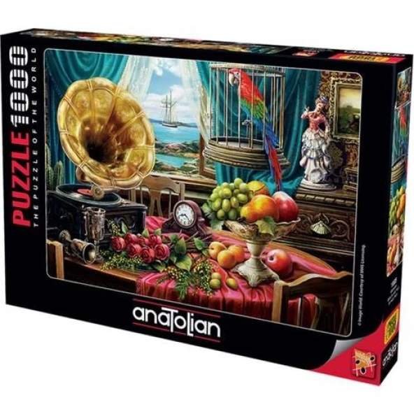 1085 GRAMAFON/STİLL LİFE  1000pcs PUZZLE / Anatolian