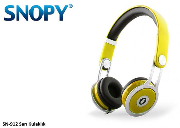 KULAKLIK SNOPY SN-912 SARI - 2