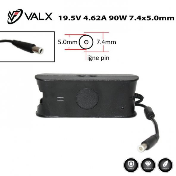 Adp Valx La-19575 19.5v 4.62a 90w 7.4 X 5.0 Dell Notebook Adp