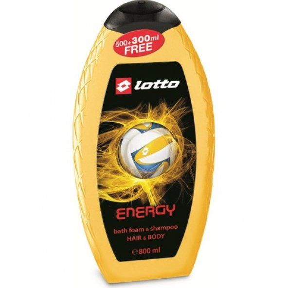 Lotto Energy Erkek Shower Gel , Shampoo 800 ml