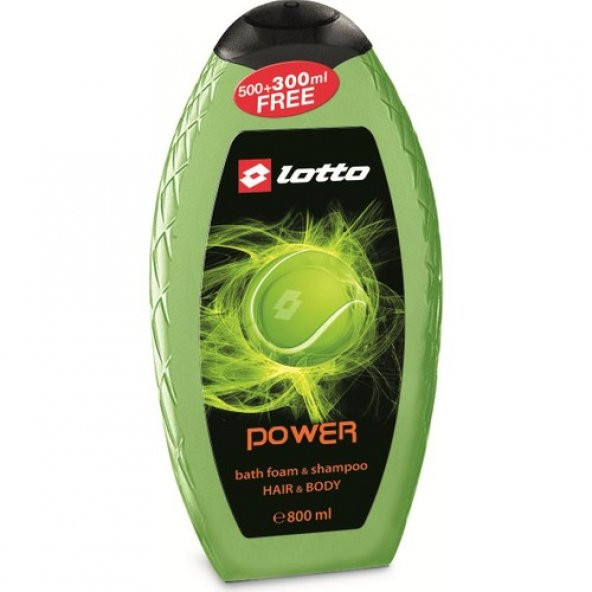 Lotto Power Erkek Shower Gel , Shampoo 800 ml