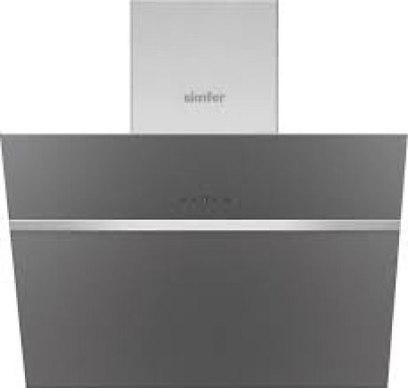 Simfer 8613 Gri Duvar Tipi Davlumbaz - 2