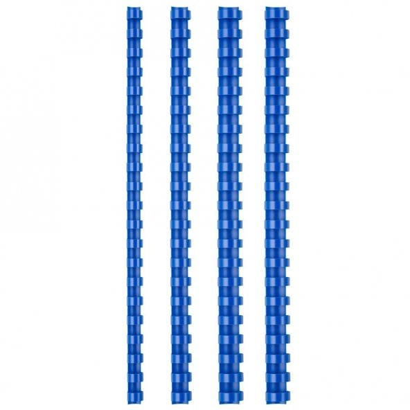 BIGPOINT PLASTIK SPIRAL 12mm MAVI 100 LU (620) - Resim 2