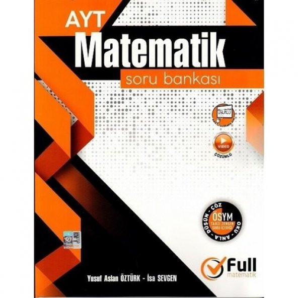 Full Matematik Yayınları AYT Matematik Soru Bankası - Yusuf Aslan Öztürk