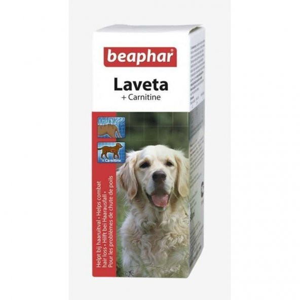 Beaphar Laveta Carnitine Sıvı Köpek Tüy Vitamini 50 ml