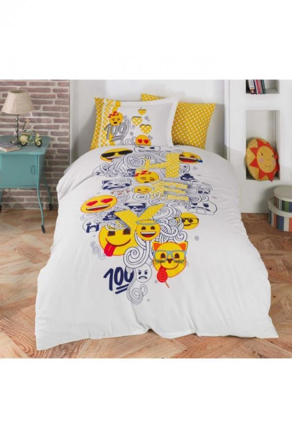 Emoji Party Çocuk Nevresim Takımı - 2