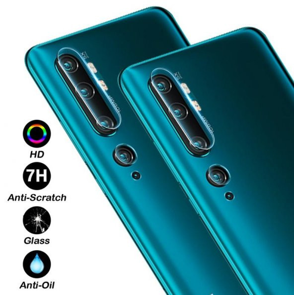 Xiaomi Mi Note 10 Kamera Lens Koruyucu Nano Cam - 3