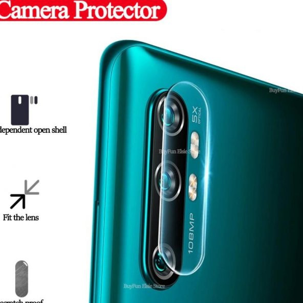 Xiaomi Mi Note 10 Kamera Lens Koruyucu Nano Cam - 4