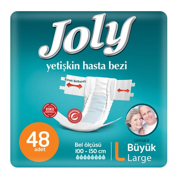 JOLY YETİŞKİN BEZİ LARGE 48 ADET