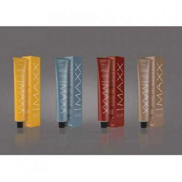Delüx (Maxx) Tüp Saç Boyası 100 ml Mix Tonlar (Mavi) Blue