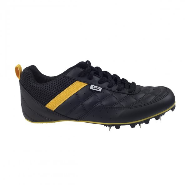 Lig Monaco Erkek Çivili Koşu Ayakkabısı Siyah - Sarı