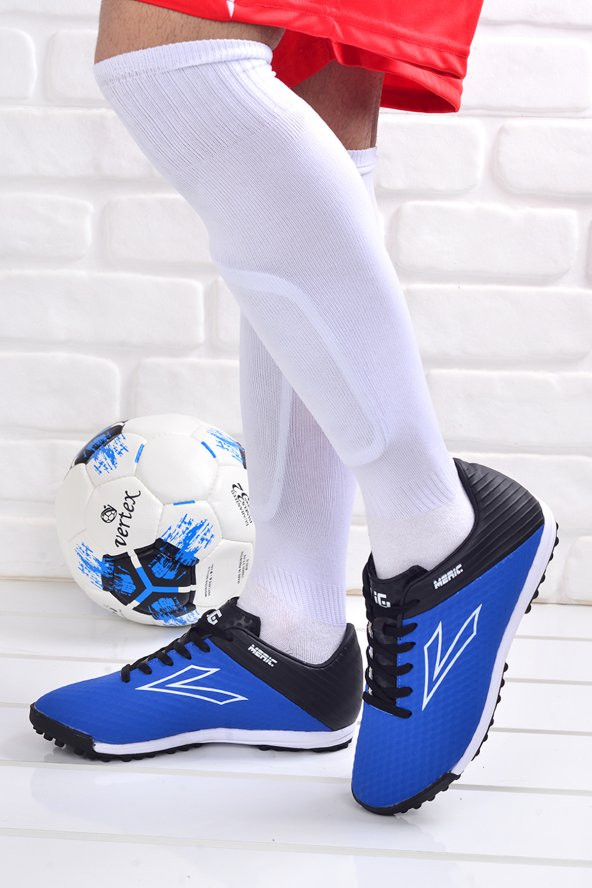 Lig Meriç HM Halı Saha Erkek Spor Futbol Ayakkabısı Mavi