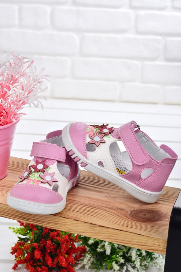 Kiko Kids Kız Çocuk İlk Adım Ayakkabı Şb 2211-16 Pembe