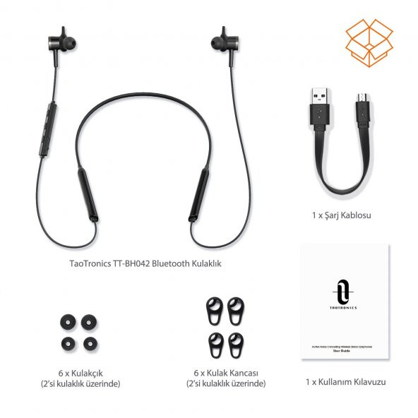 TAOTRONICS TT Aktif Gürültü Engelleyici Bluetooth Kulaklık aptX Ses IPX5 cVc TT-BH042 - 4