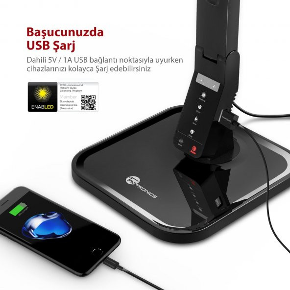 TAOTRONICS Elune Doğal Akıllı 14W LED Masa Lambası Philips EnabLED Programı TT-DL01 - 2