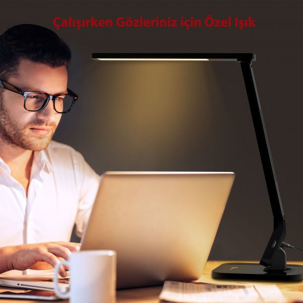 TAOTRONICS Elune Doğal Akıllı 14W LED Masa Lambası Philips EnabLED Programı TT-DL01 - 5