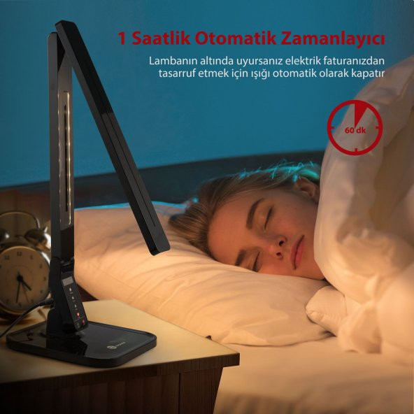 TAOTRONICS Elune Doğal Akıllı 14W LED Masa Lambası Philips EnabLED Programı TT-DL01 - 6
