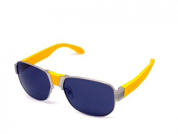 AL CAPONE GÜMÜŞ ÇERÇEVE SİYAH LENS SARI KULAKLIK MODELİ - 1