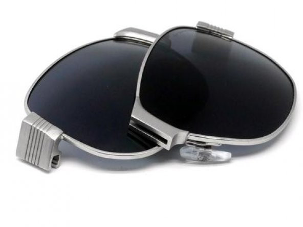 AL CAPONE GÜMÜŞ ÇERÇEVE SİYAH LENS SARI KULAKLIK MODELİ - 3