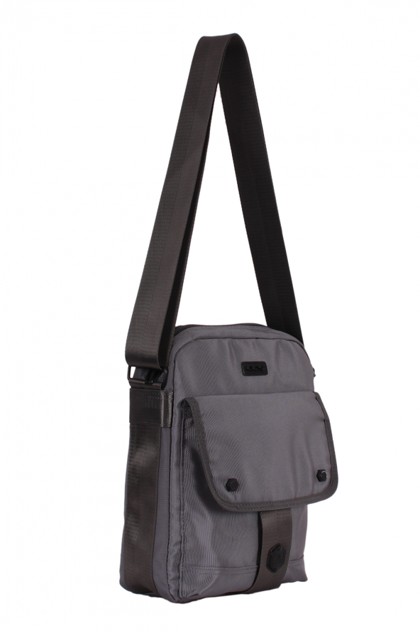 Ççs 31124 Gri Erkek Kumaş Çapraz / Postacı Çanta - 2