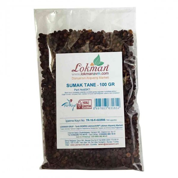 Sumak Tane Doğal 100 Gr Paket - 2