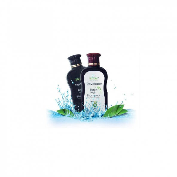 Dexe Siyah Saç Boyası Şampuanı 400 ml (200+200)