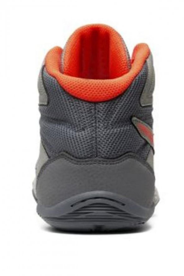 Asics Matflex 6 - 1081A021 Güreş Ayakkabısı - Gri-Mercan - 5