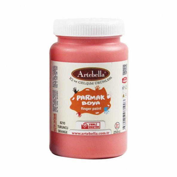 Artebella Parmak Boya 8210250 Turuncu 250 ml