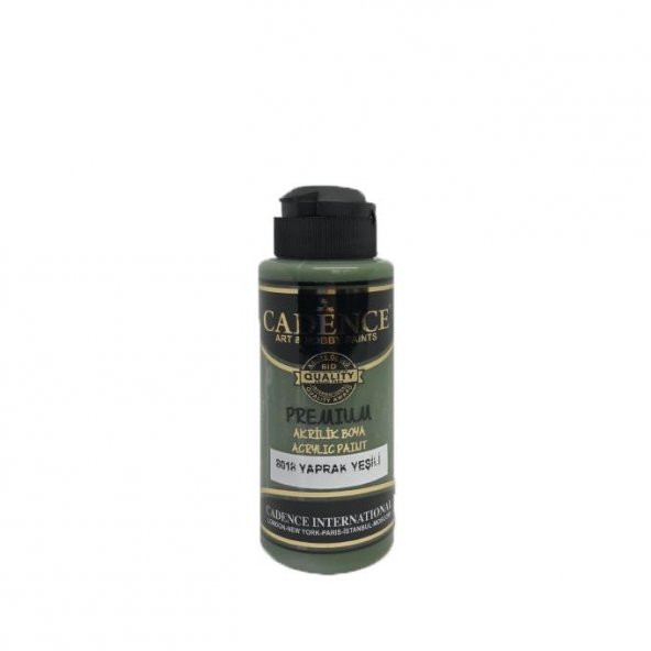 Cadence 8018 Yaprak Yeşili Su Bazlı Akrilik Boya 120 ML - 2