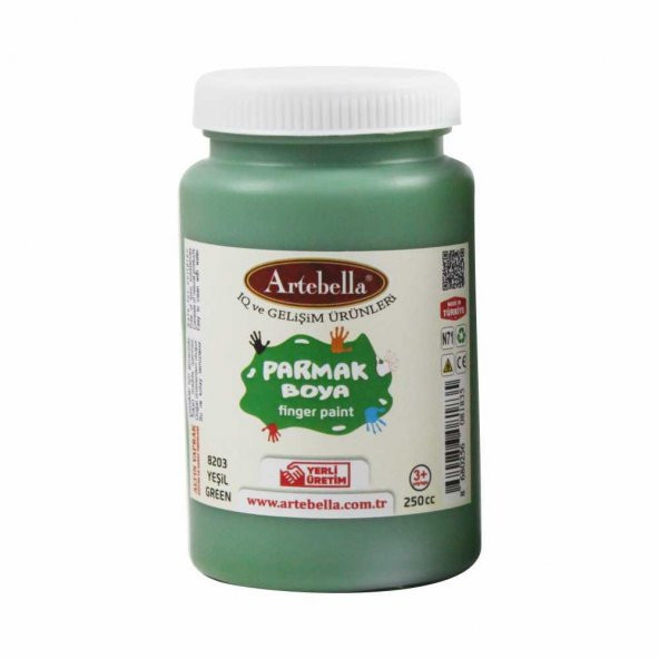 Artebella Parmak Boya 8203250 Yeşil 250 ml