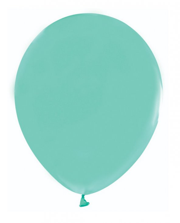 Su Yeşili Pastel Balon 12 inç 10 Adet - 1