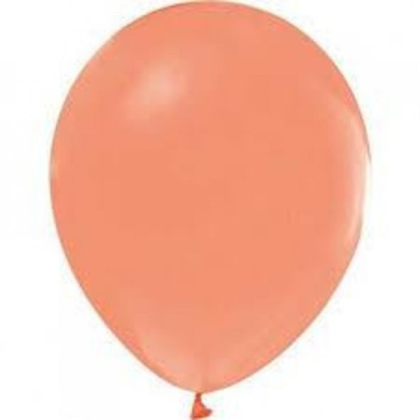 Somon Renk Pastel Balon 10 Adet