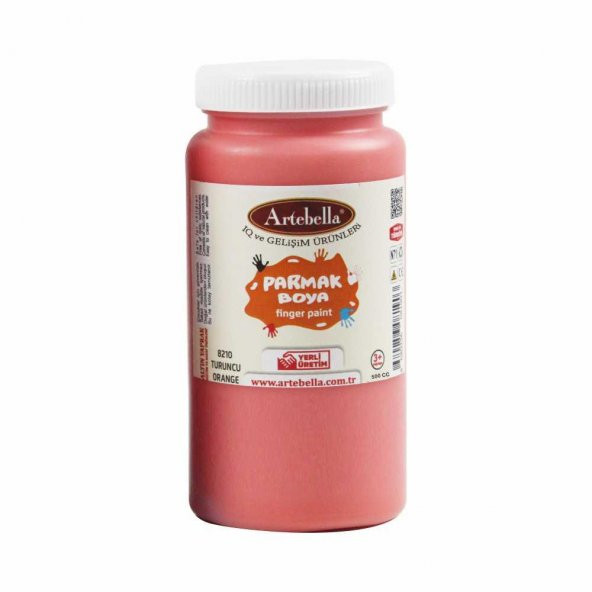 Artebella Parmak Boya 8210500 Turuncu 500 ml