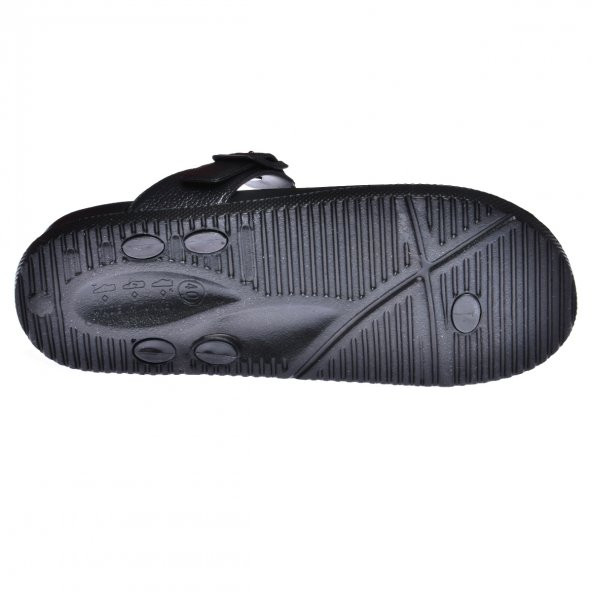 Polaris 400330.M Plaj Havuz Erkek Parmak Arası Terlik Siyah - 5
