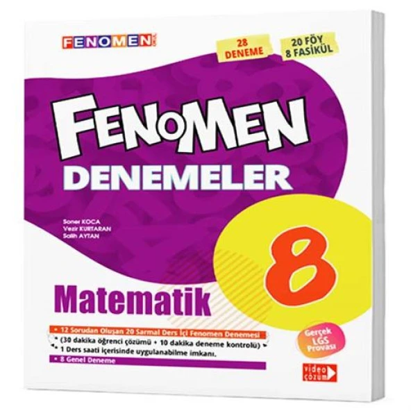 Fenomen Okul 2024 8. Sınıf Lgs Matematik Fenomen 28 Deneme