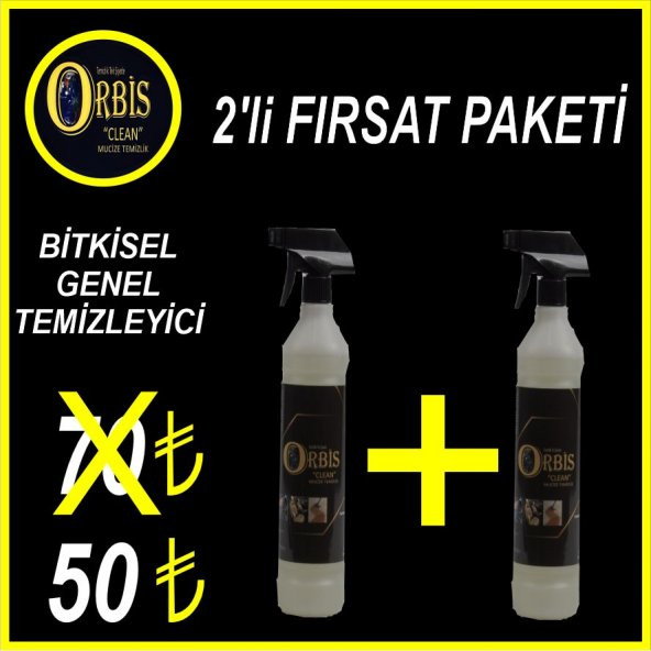 ORBİS CLEAN BİTKİSEL TEMİZLİK 2Lİ FIRSAT PAKETİ ASPRİN