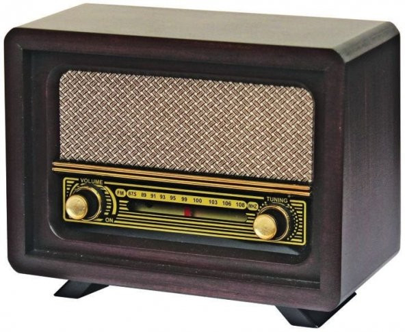 Nostaljik  Radyo Şarjlı Pil+Adaptörlü Beyoğlu Model - 2