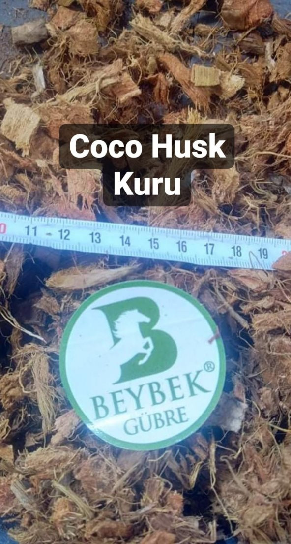 Coco Husk Chips (Kuru) Beybek Hindistan Cevizi Kabuğu  1kg