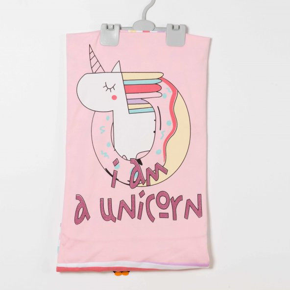 Unicorn Kız Bebek Pembe Battaniye