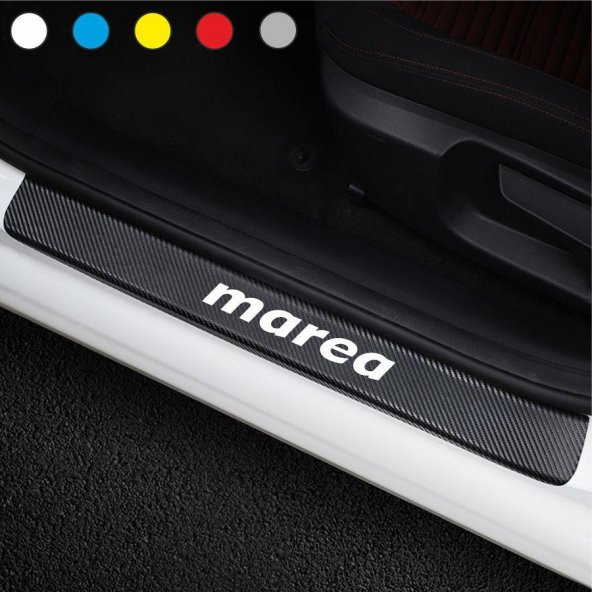 Fiat Marea için Karbon Kapı Eşiği Sticker ( 4 Adet )