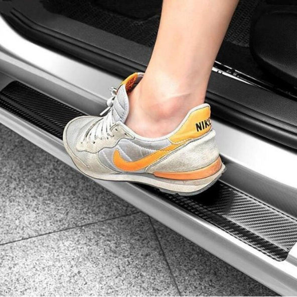 Renault Modus için Karbon Kapı Eşiği Sticker ( 4 Adet ) - 7