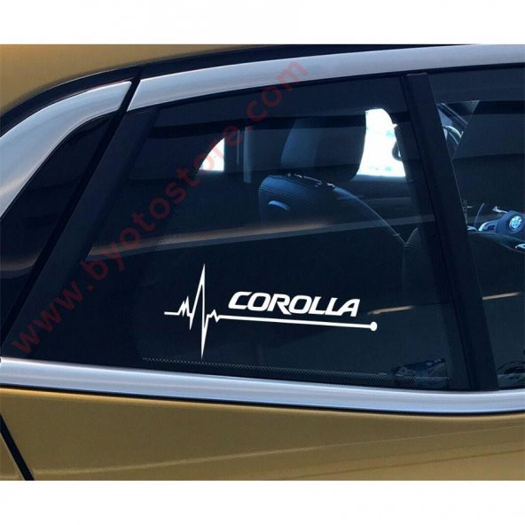 Skoda için Kalp Atışı Ritim Oto Sticker (2 Adet) - 3