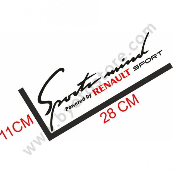 Fiat Doblo için Sports Mind Oto Sticker - 3